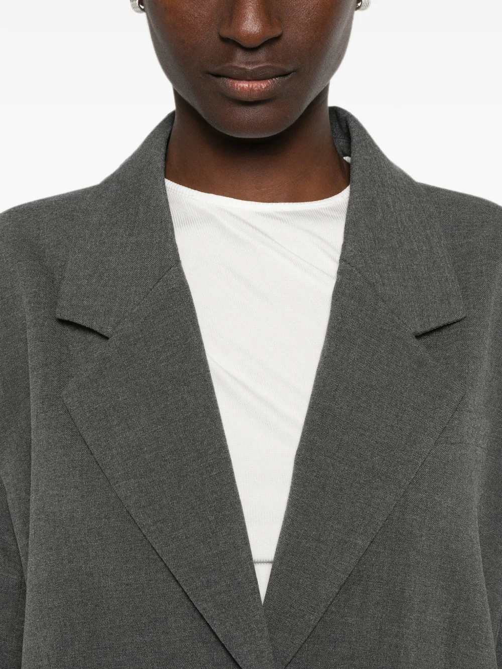Gestuz GzPaula Oz blazer met gekerfde revers Grijs