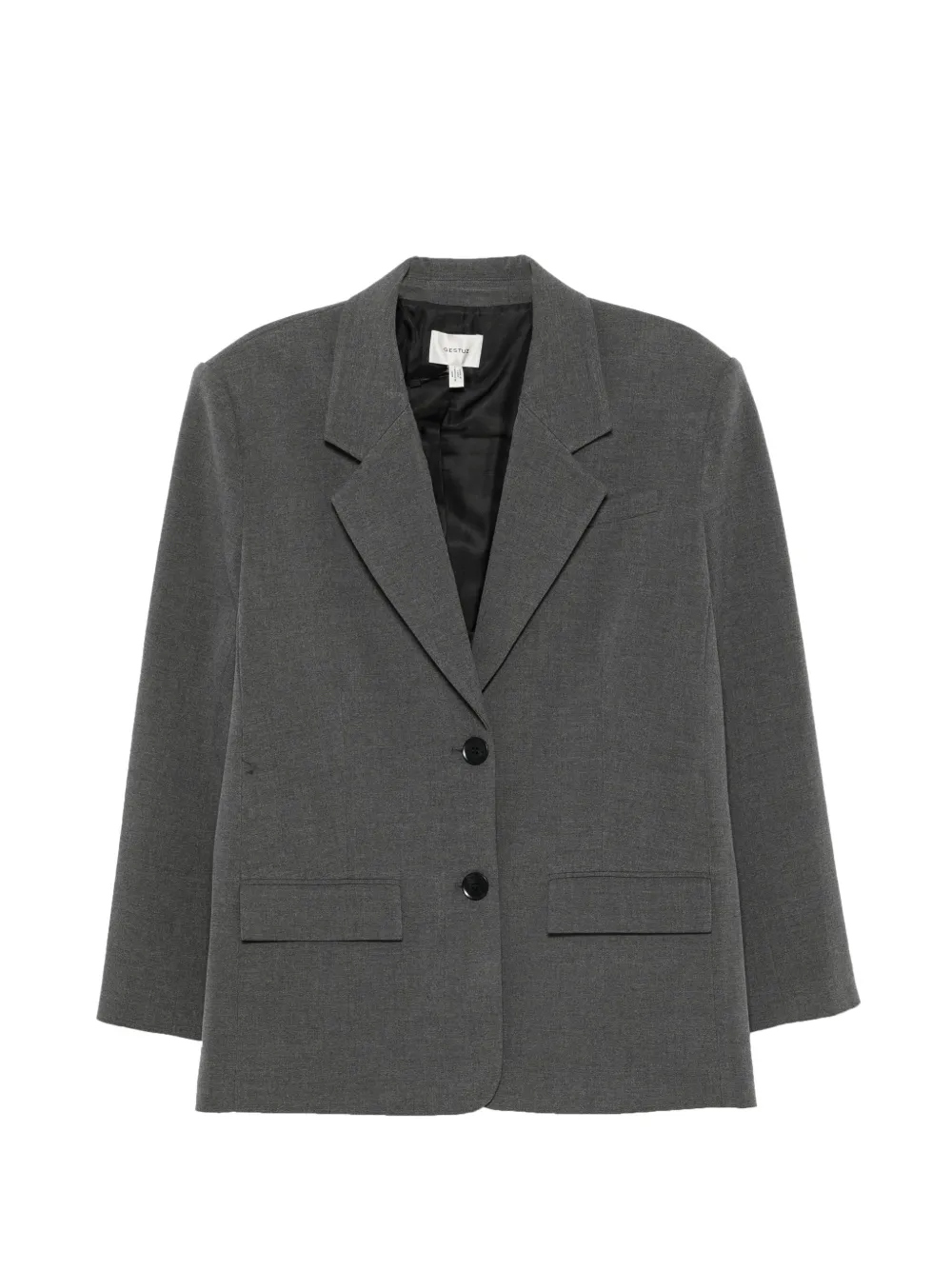 Gestuz GzPaula Oz notched-lapels blazer - Grigio
