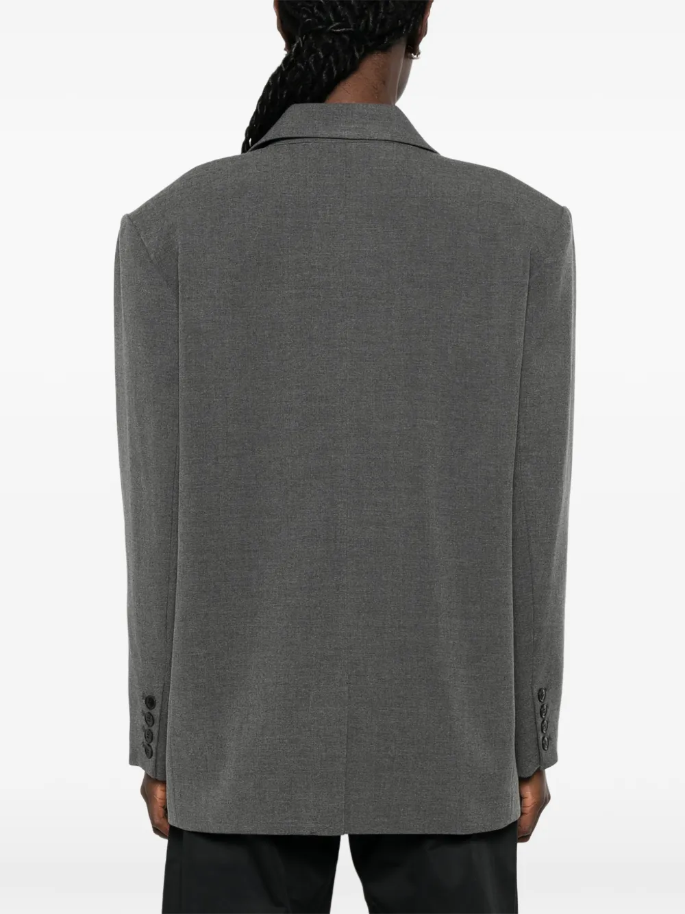 Gestuz GzPaula Oz blazer met gekerfde revers Grijs