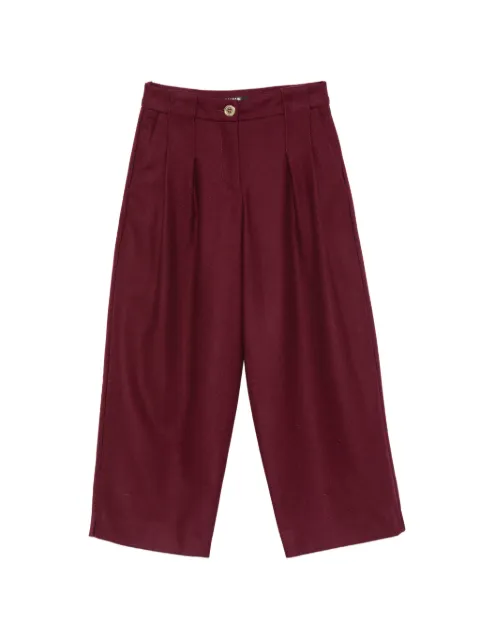 Balmain Kids pleated wool trousers