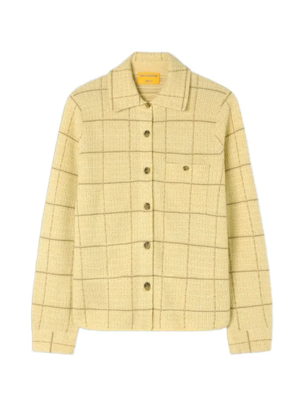 Guest In Residence Dylan Check-pattern Shirt in Yellow