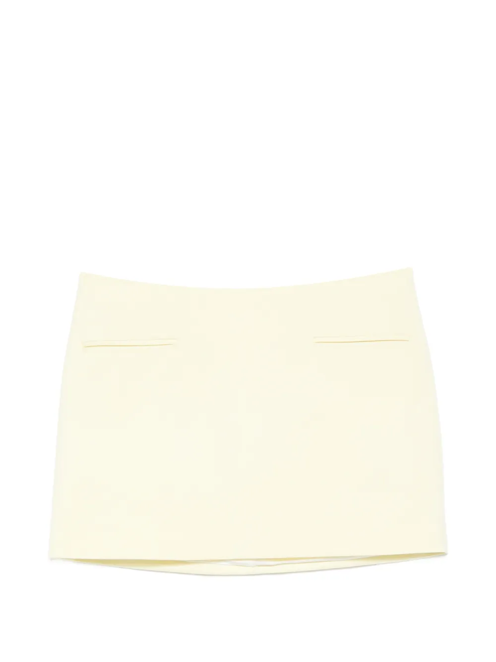A.M.G. welt-pocket mini skirt - Gelb