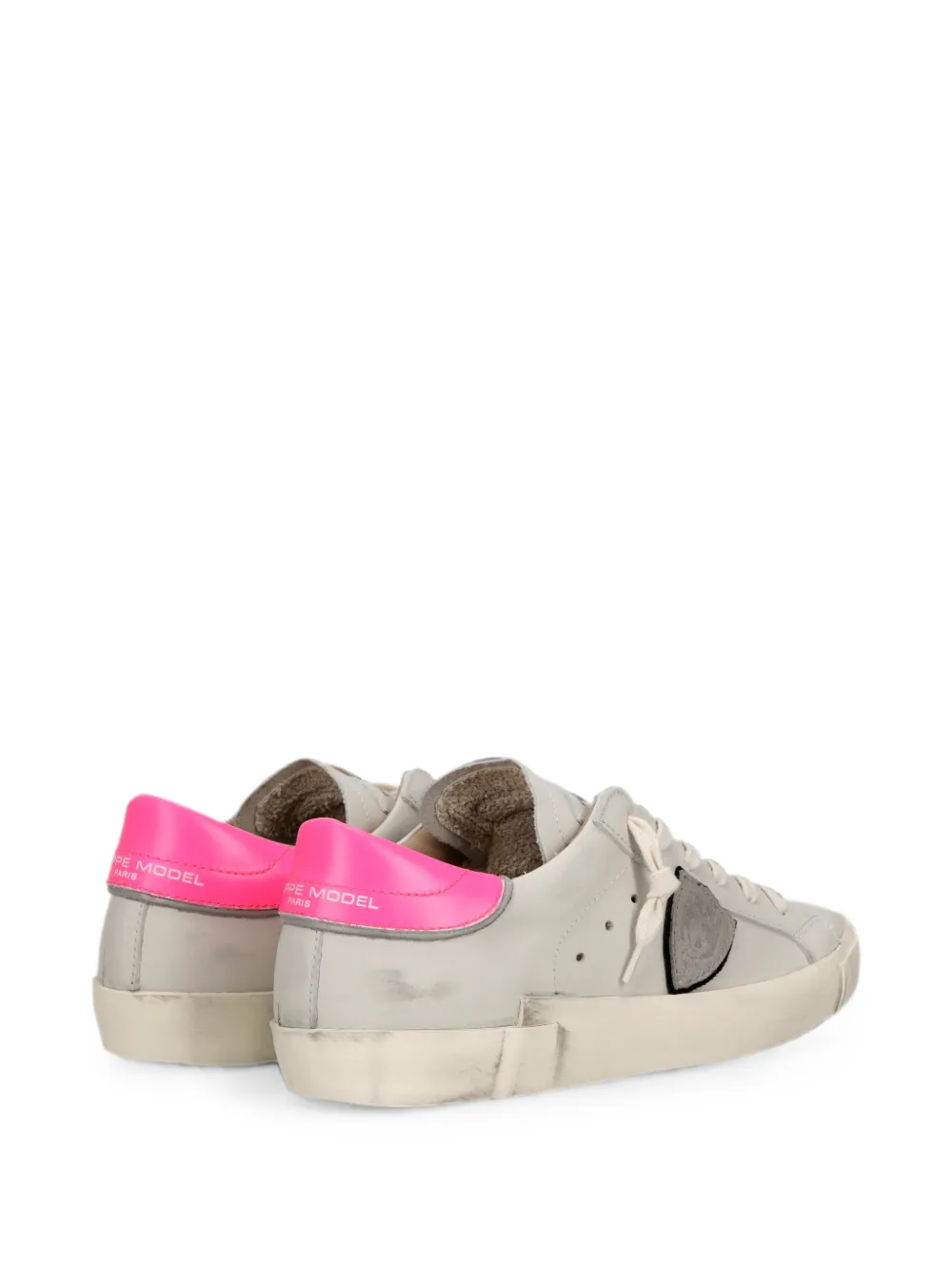 Philippe Model Paris PRSX Low sneakers met logo-patch Beige