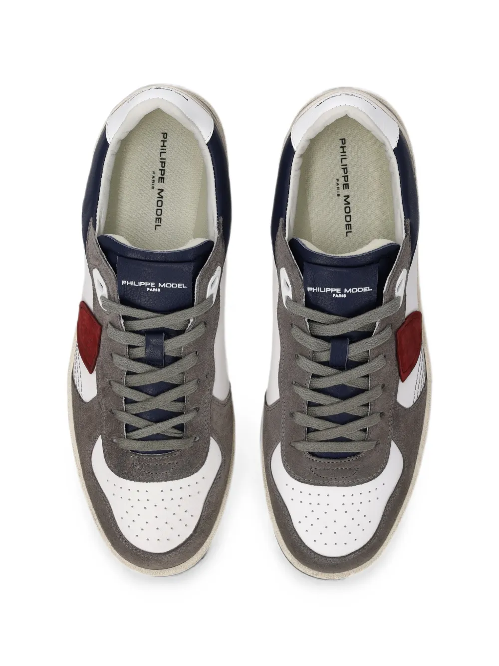 Philippe Model Paris Sneakers met logopatch Grijs