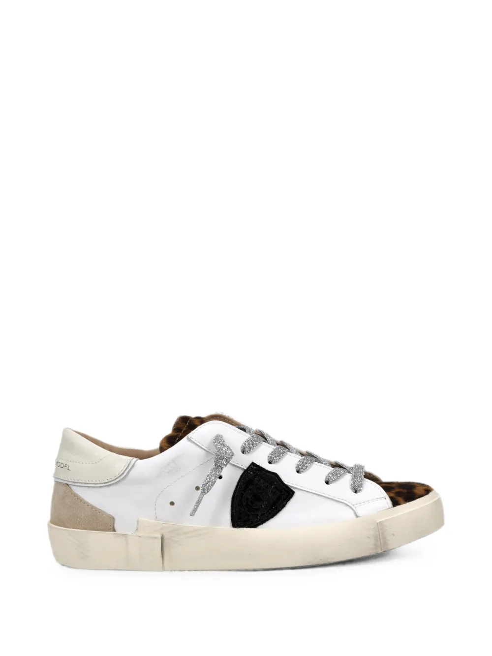 Philippe Model Paris PRSX leopard-print sneakers Wit