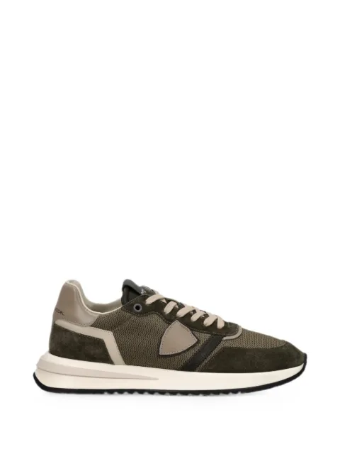 Philippe Model Paris logo-patch panelled sneakers