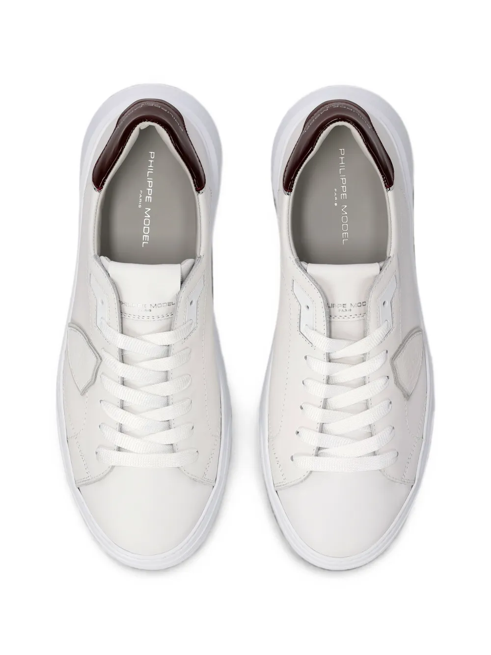 Philippe Model Paris Temple low-top sneakers Wit