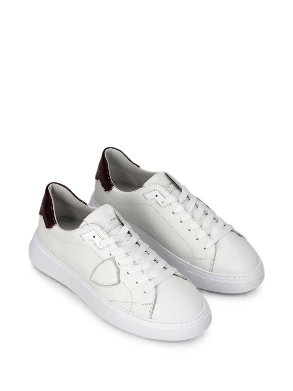 Philippe Model Paris Temple low-top sneakers Wit