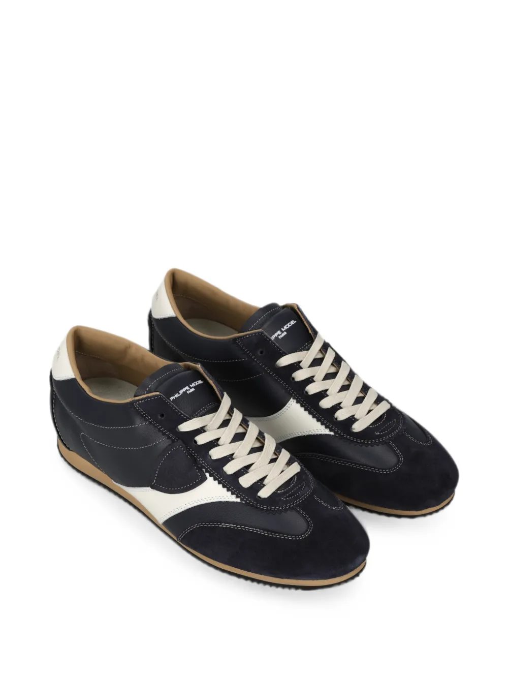 Philippe Model Paris Planche Low sneakers met vlakken Blauw