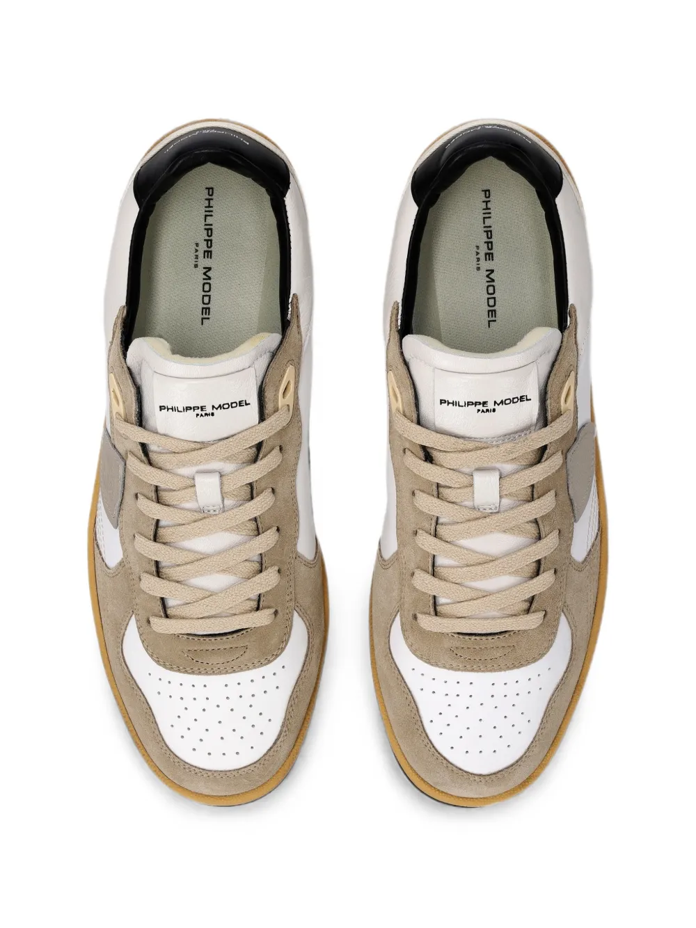 Philippe Model Paris Sneakers met logopatch Wit