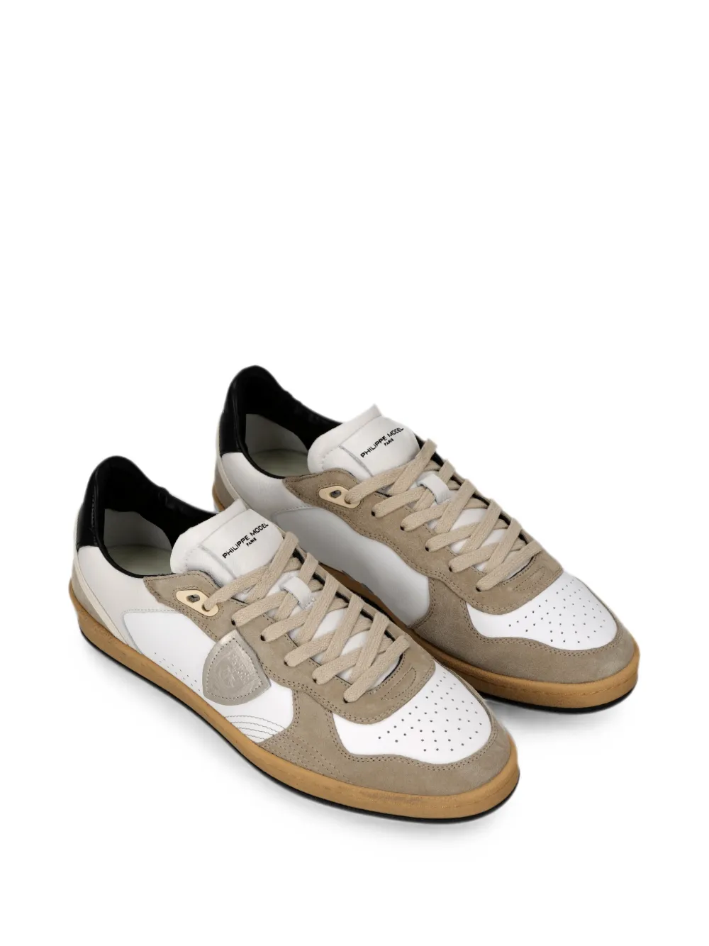 Philippe Model Paris Sneakers met logopatch Wit