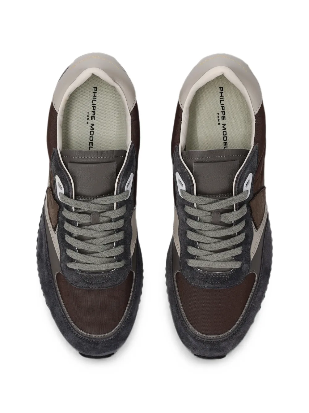 Philippe Model Paris Belleville sneakers met vlakken Grijs