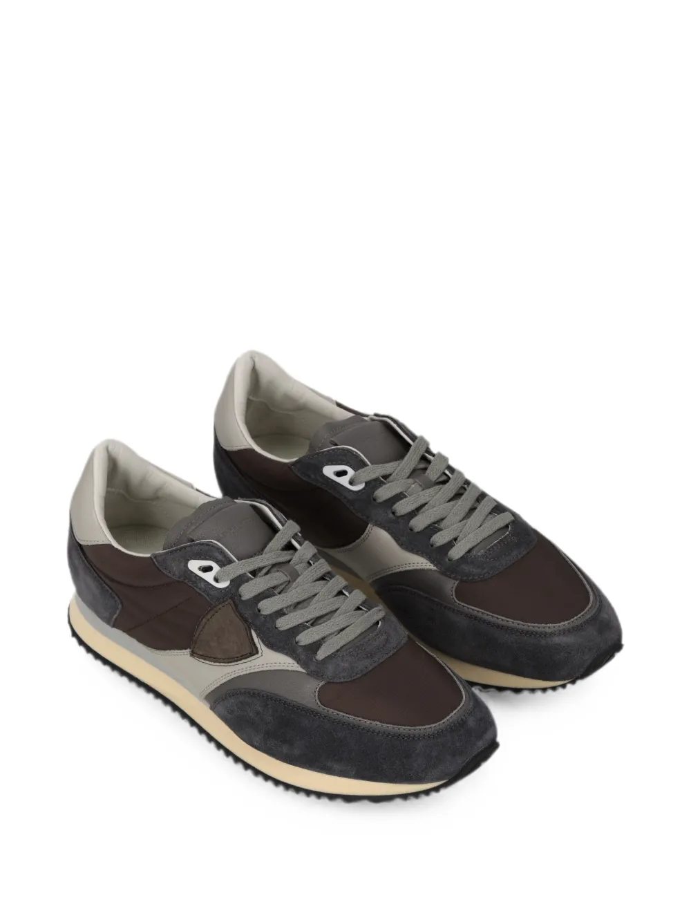 Philippe Model Paris Belleville sneakers met vlakken Grijs