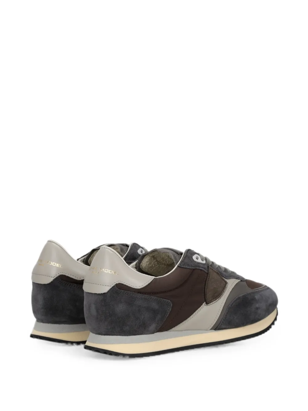 Philippe Model Paris Belleville sneakers met vlakken Grijs