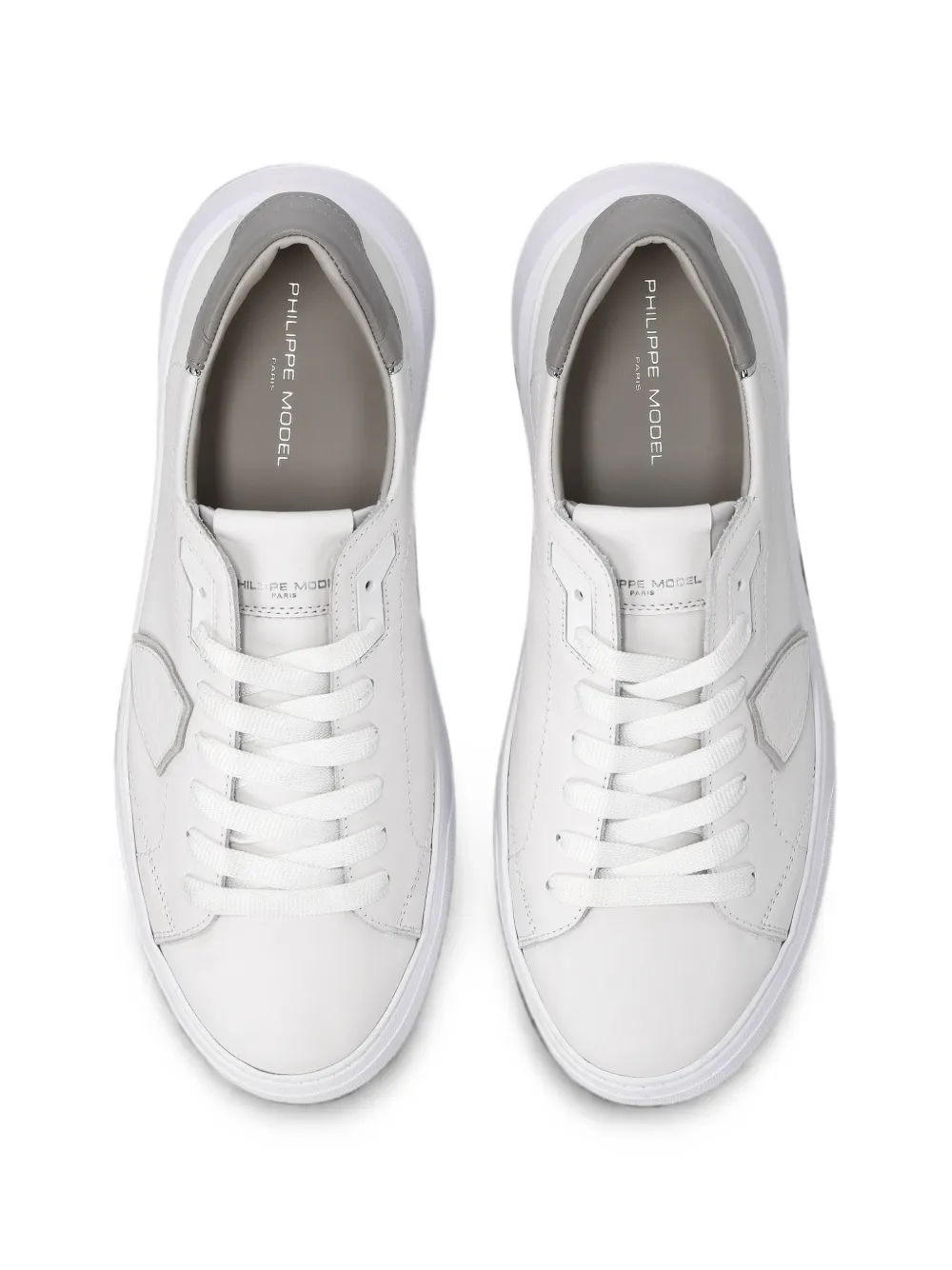 Philippe Model Paris Temple low sneakers Wit