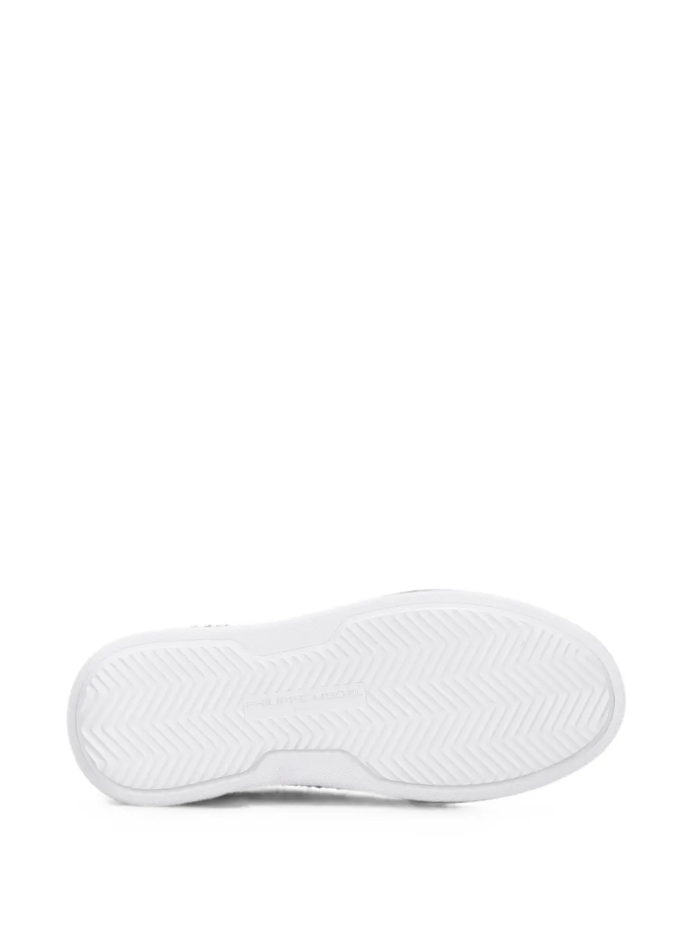 Philippe Model Paris Temple glitter-detail sneakers Wit
