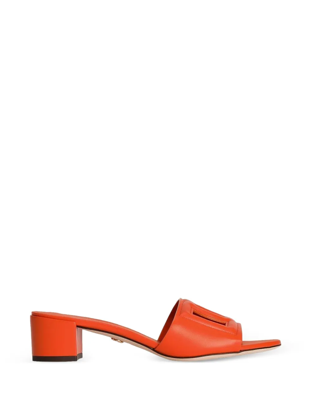 Dolce & Gabbana Bianca DG Millennials-logo sandals Oranje