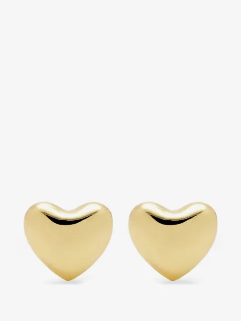 Annika Inez heart-motif earrings