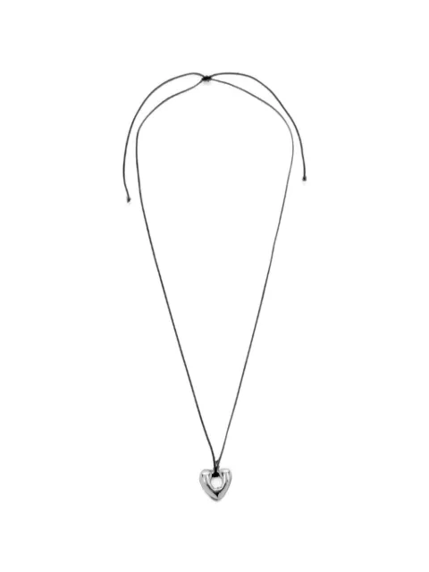 Annika Inez heart-pendant cord necklace