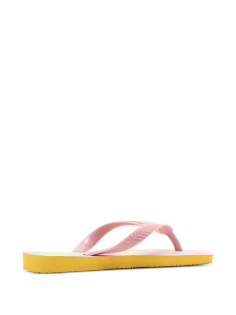 Havaianas Kids palm-print flip flops