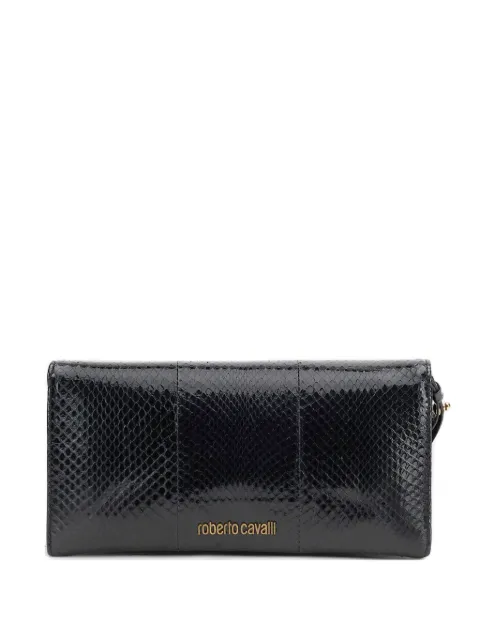 Roberto Cavalli Roar leather clutch bag