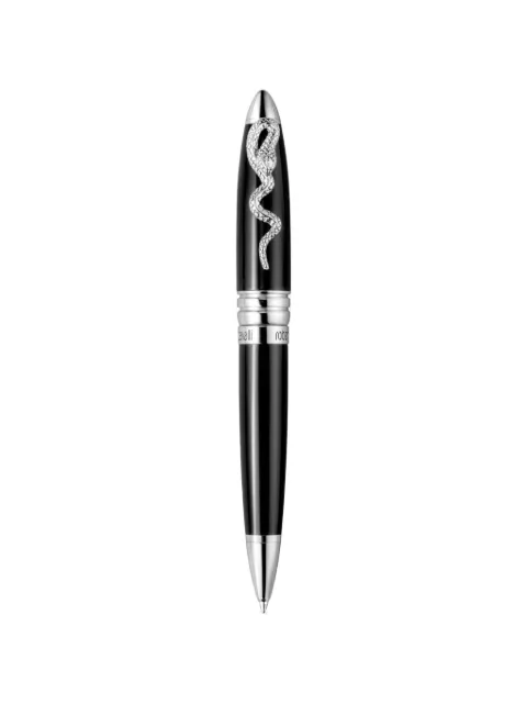 Roberto Cavalli snake-embellished logo-engraved pen