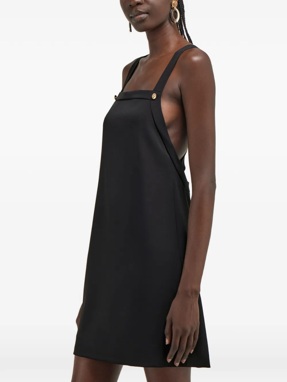 Roberto Cavalli Mini-jurk met gekruiste bandjes Zwart
