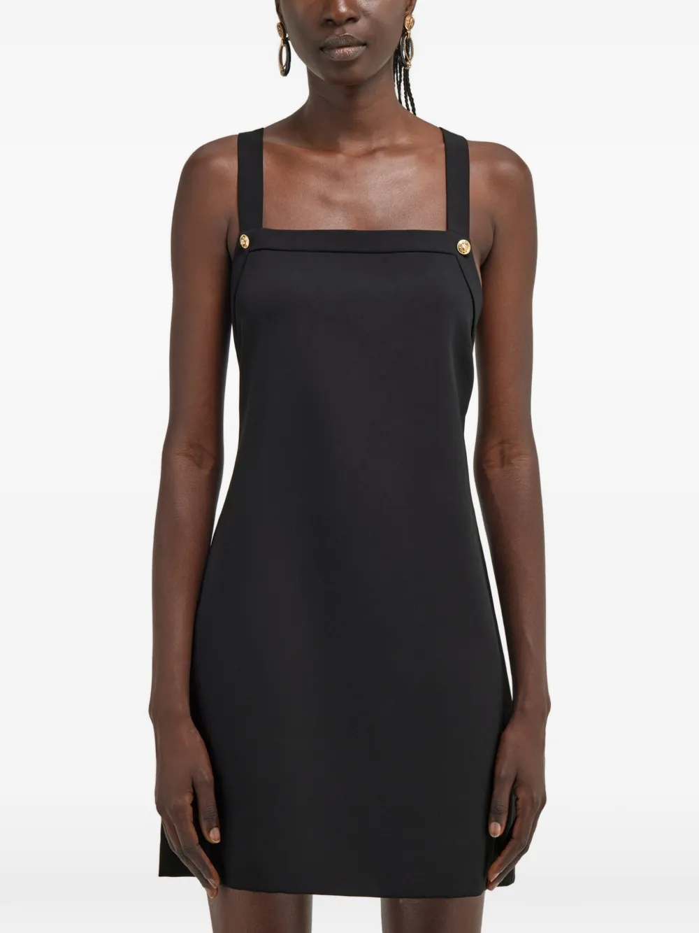 Roberto Cavalli Mini-jurk met gekruiste bandjes Zwart