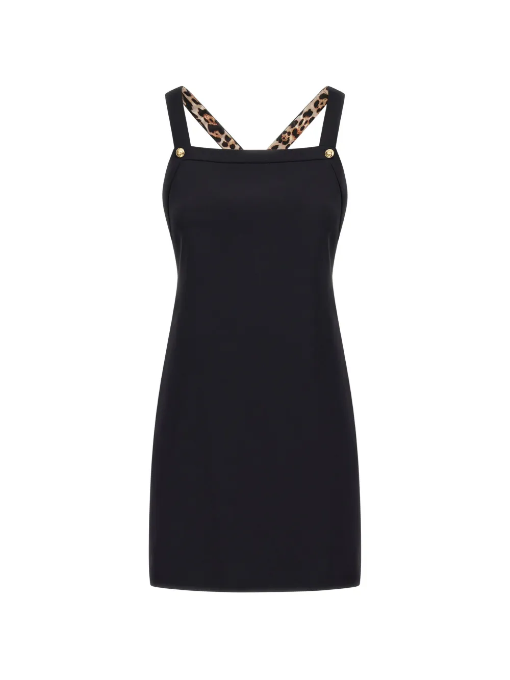 Roberto Cavalli cross-back mini dress - Nero
