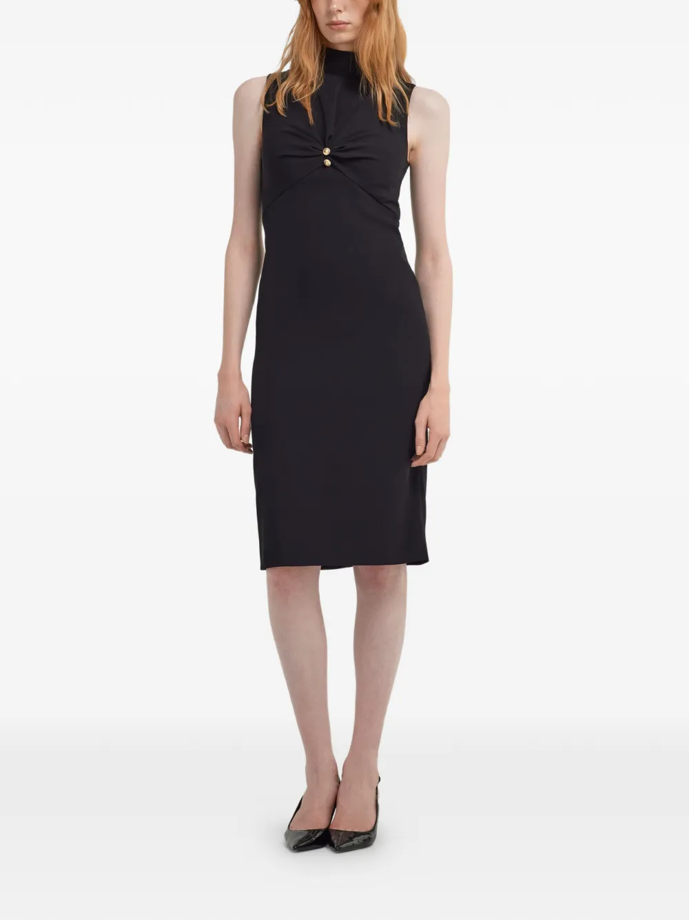Roberto Cavalli Jurk met gedraaid detail Zwart