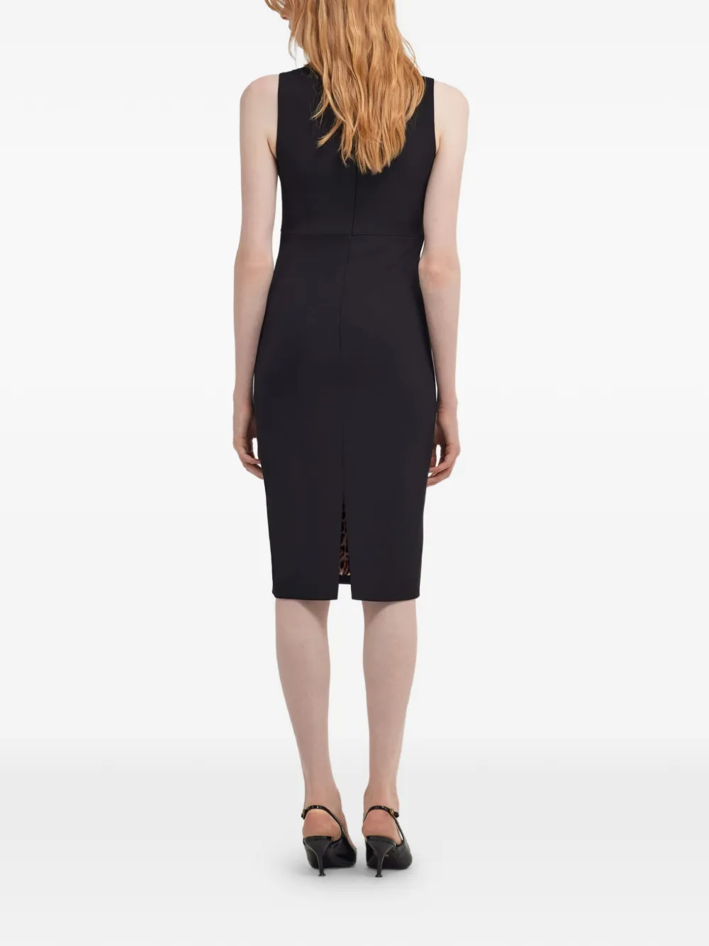 Roberto Cavalli Jurk met gedraaid detail Zwart