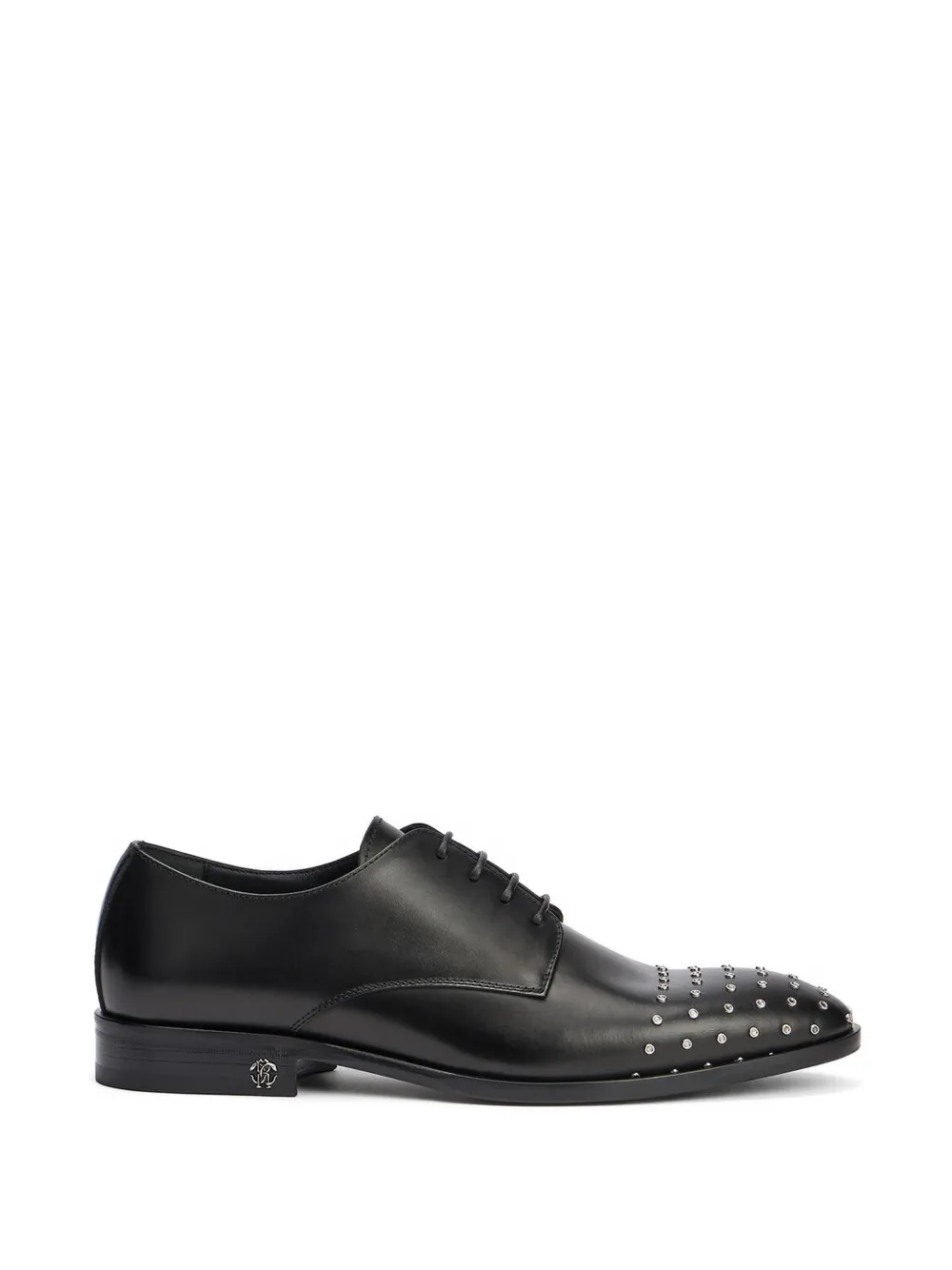 Roberto Cavalli stud-embellished derby shoes - Schwarz