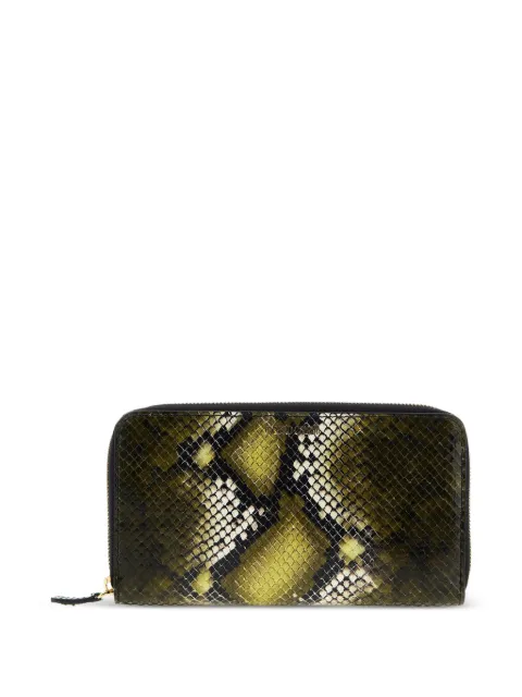 Roberto Cavalli Portafoglio con effetto serpente