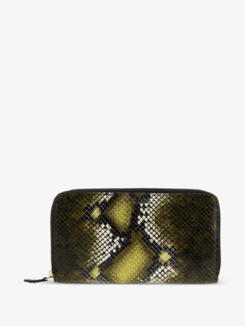 Roberto Cavalli snake-effect wallet