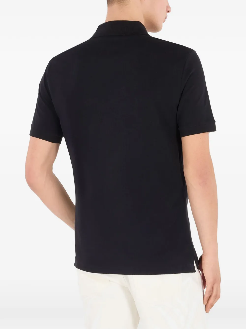 Roberto Cavalli Poloshirt met geborduurd logo Zwart
