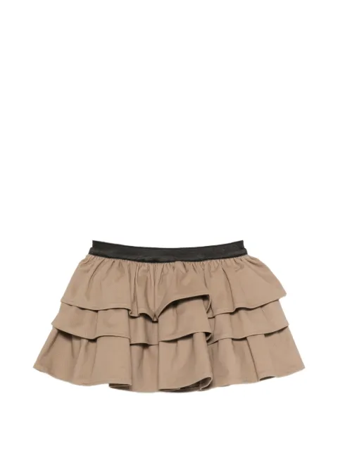 Douuod Kids tiered ruffled cotton skirt