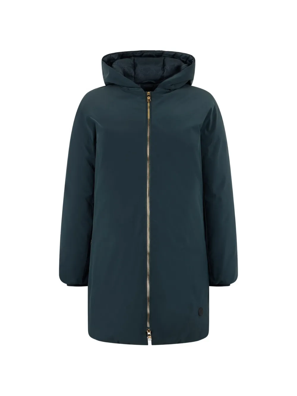 Roberto Cavalli hooded zip-up coat - Verde