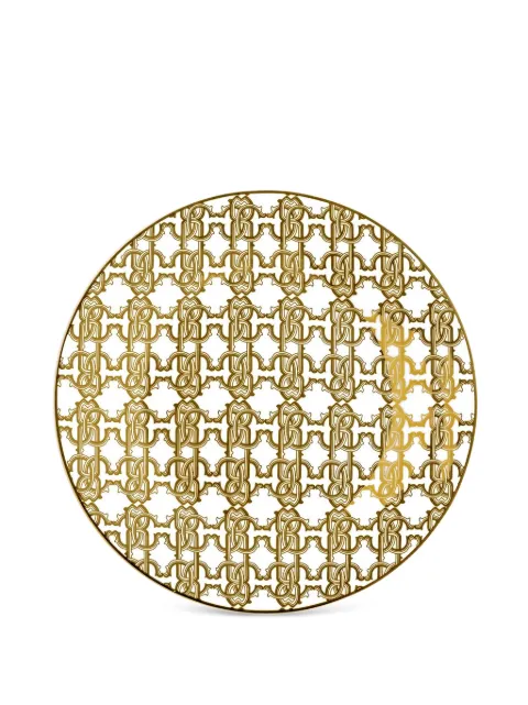 Roberto Cavalli Home monogram-print porcelain plate (set of two)