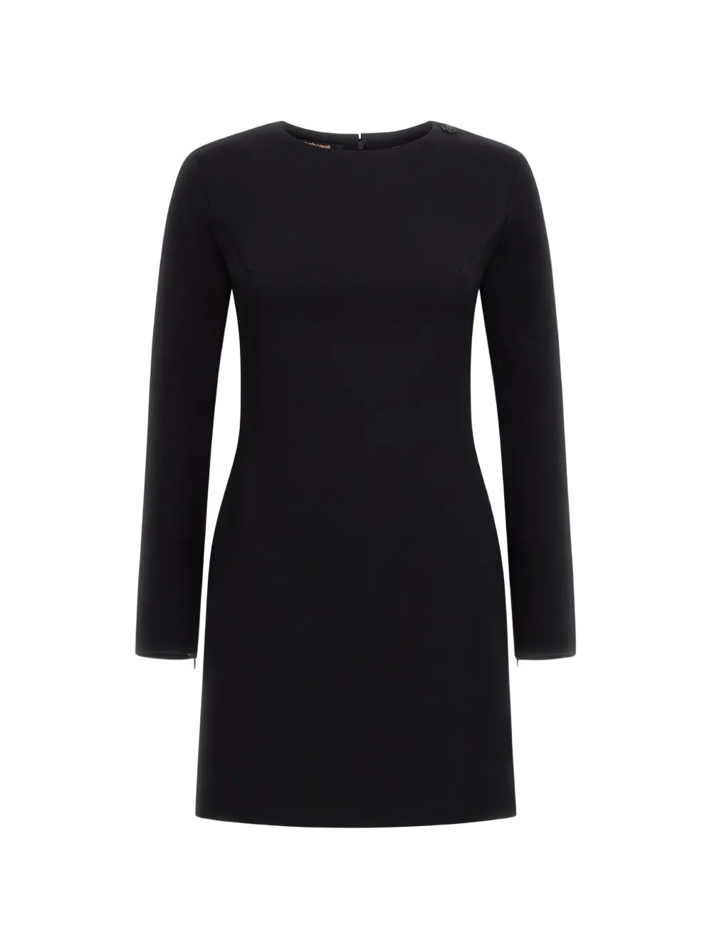 Roberto Cavalli long-sleeve mini dress - Schwarz