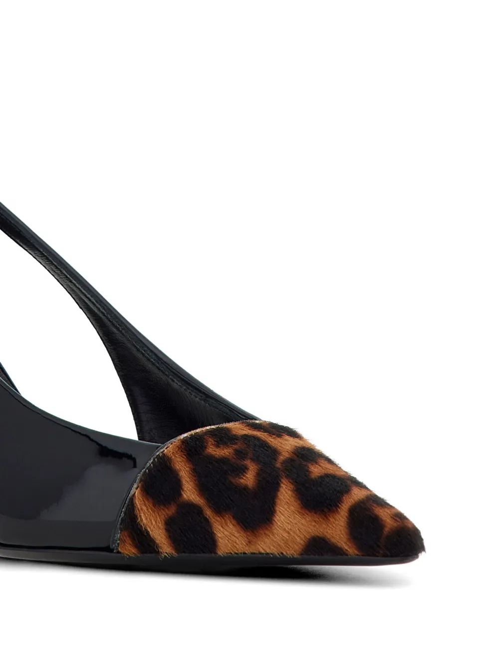 Roberto Cavalli leopard-print patent-finish pumps Zwart