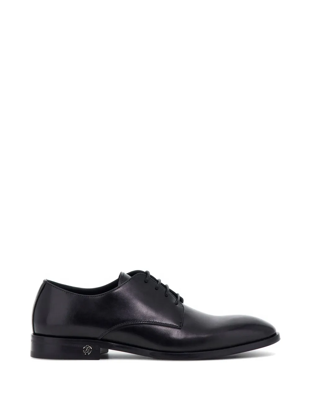 Roberto Cavalli logo-plaque loafers - Schwarz
