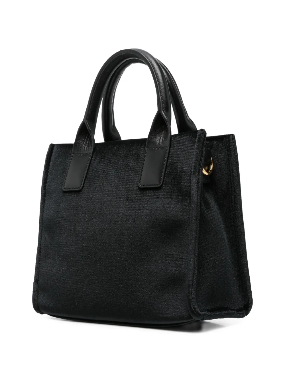  Balmain Kids Bolso Shopper Con Logo Bordado - Negro 