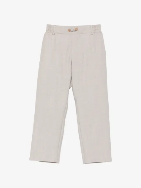 Eleventy Kids drawstring elasticated-waist trousers