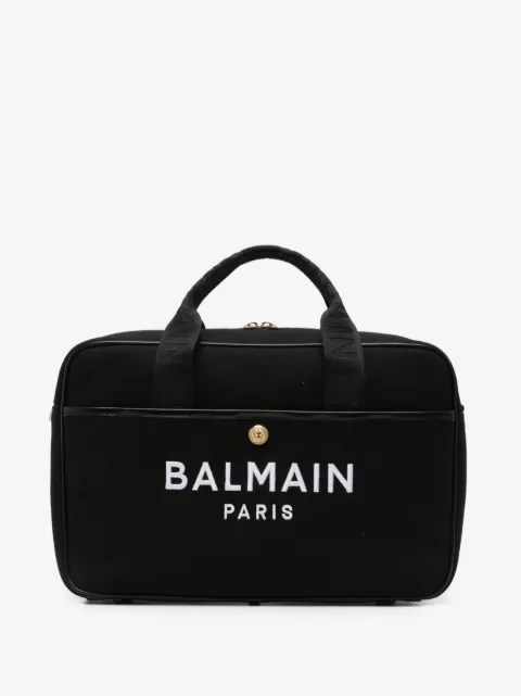 Balmain Kids logo-print changing bag