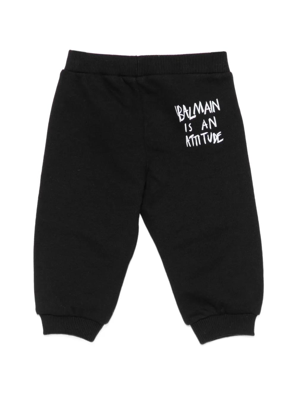 Balmain Kids Trainingsbroek met tekst Zwart