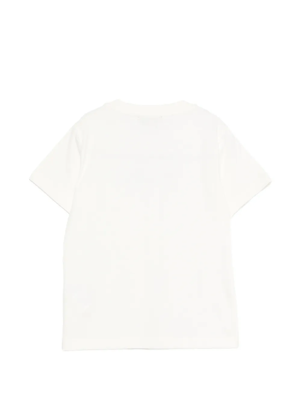 Missoni Kids Katoenen T-shirt met logoprint Beige