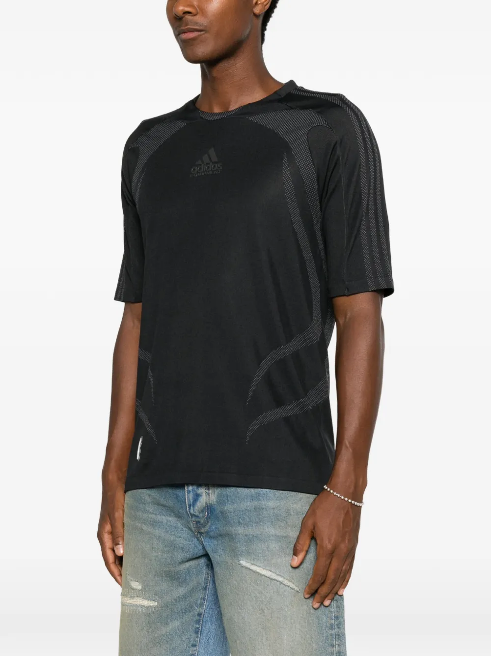 adidas EQT T-shirt met logo-print Zwart