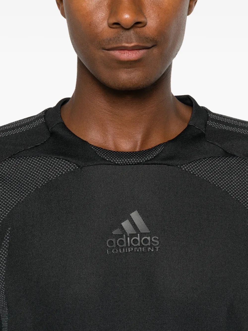 adidas EQT T-shirt met logo-print Zwart