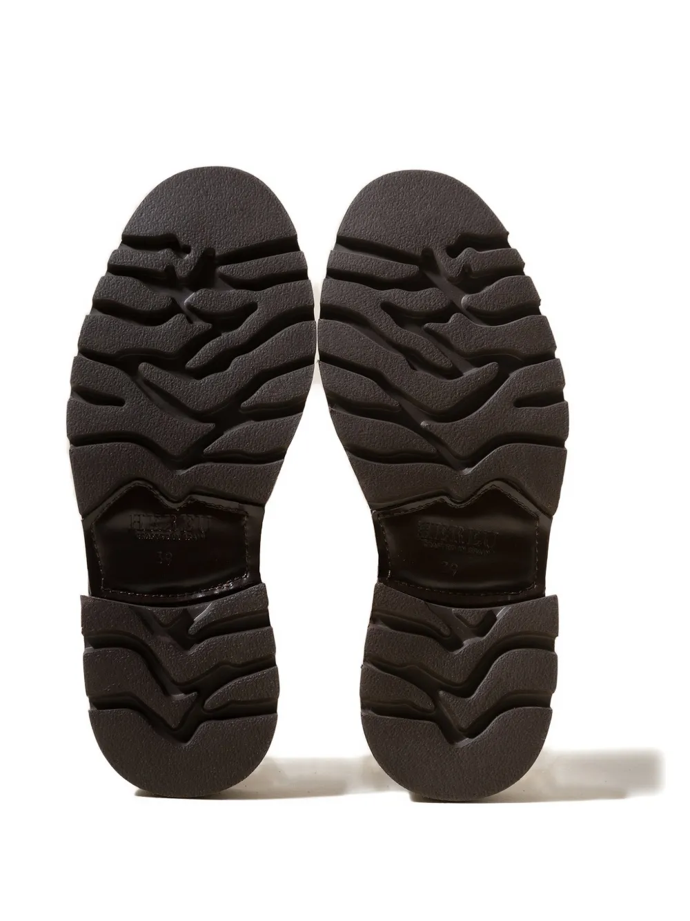 Hereu Nombela R Sport interwoven boat shoes Zwart