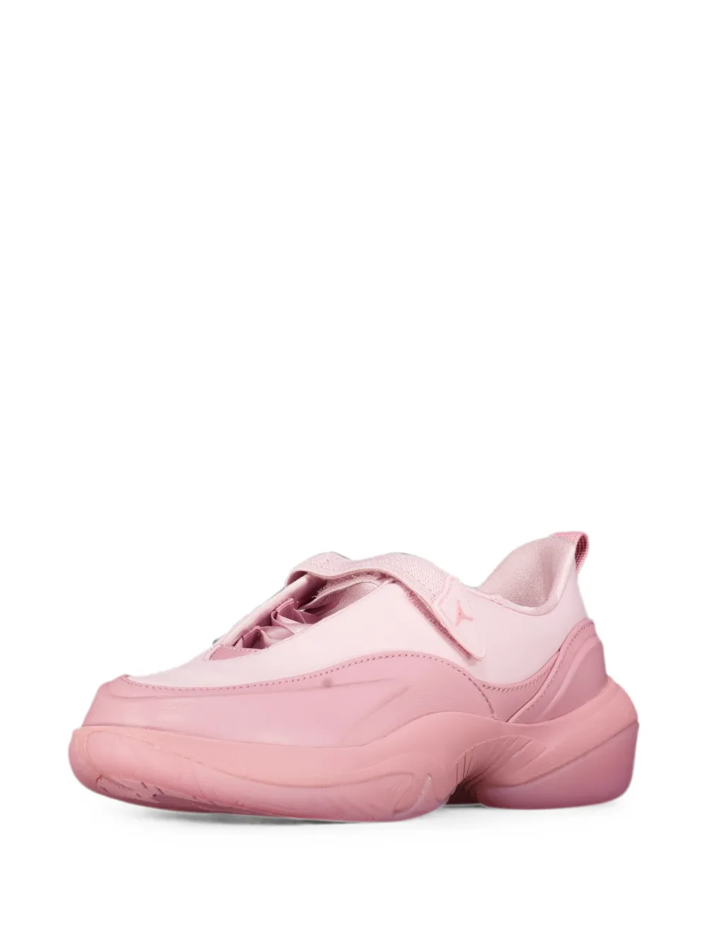 Jordan Pointe chunky-sole touch-strap sneakers Roze